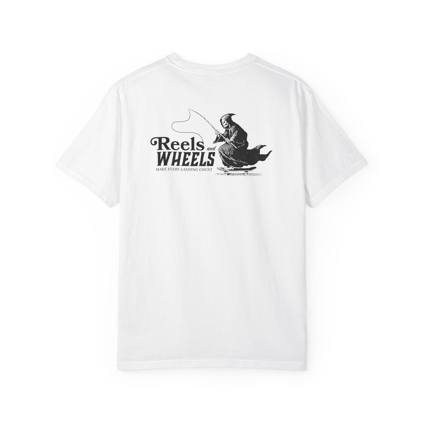 REELS AND WHEELS T-SHIRT